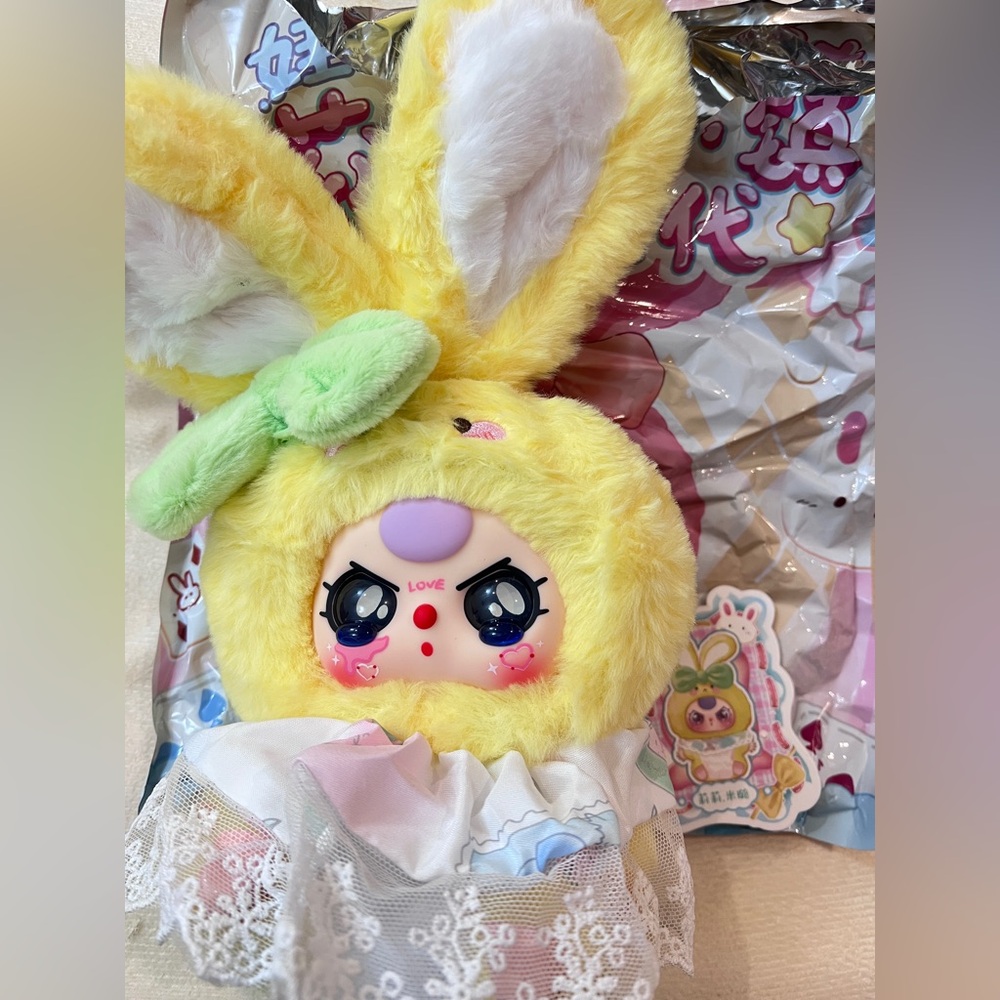 Lyli Rabbit Town V2 Plushie Blind Box -  Miya with glass eyes